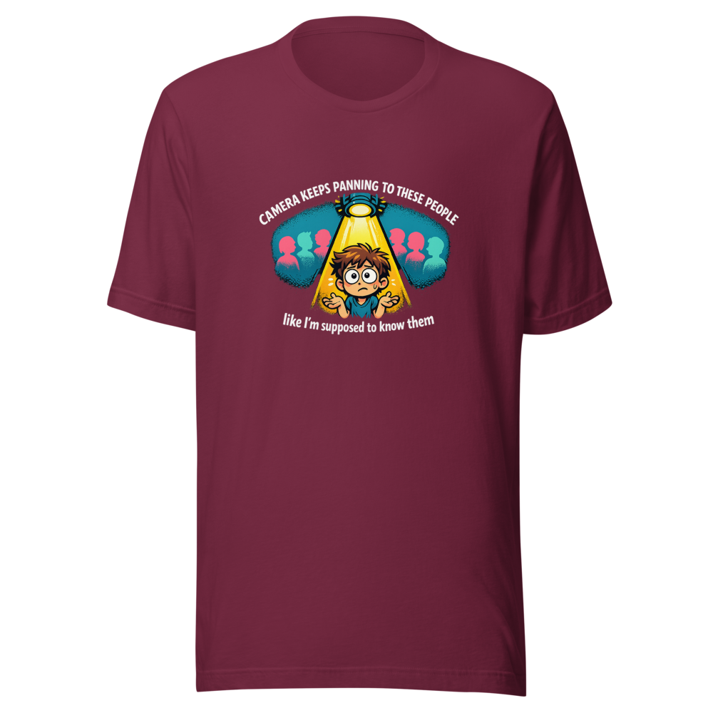 Camera Panning People Meme T-Shirt - Image 6