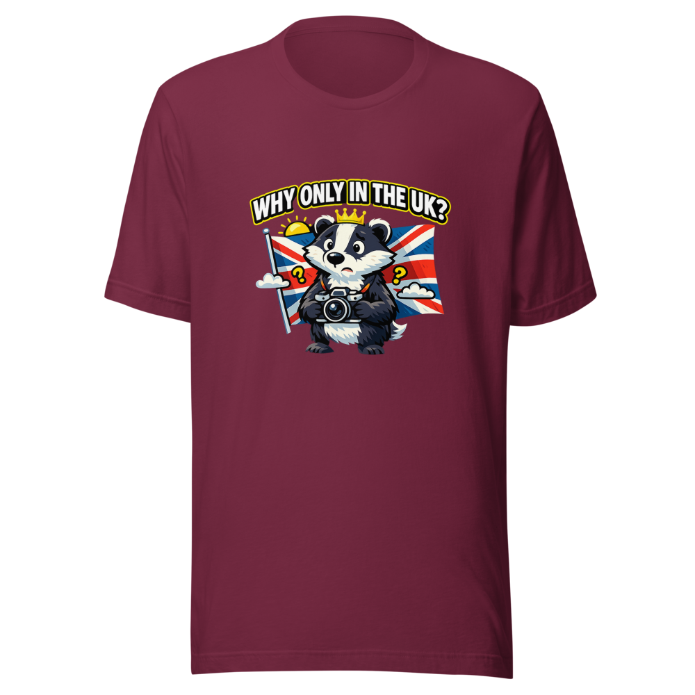 UK Photo Mystery Funny British Meme T-Shirt - Image 6
