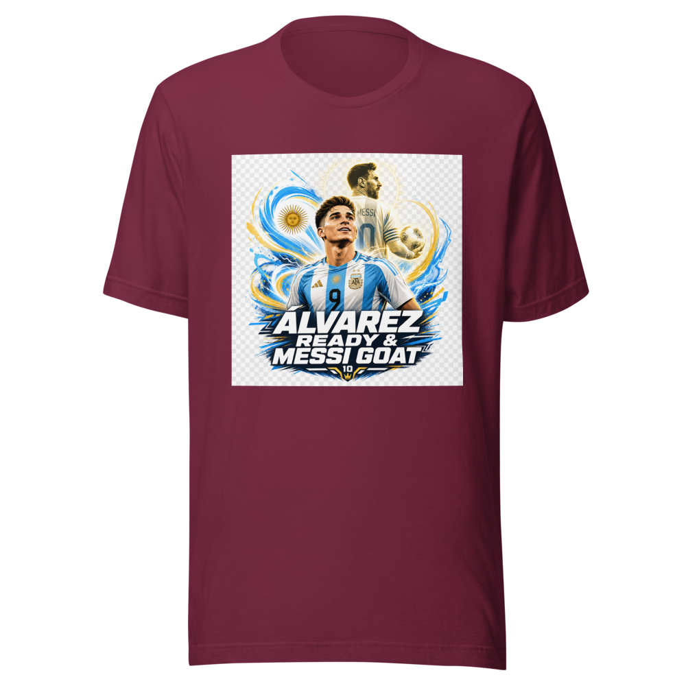 Julián Álvarez Ready & Messi GOAT Tee - Image 6