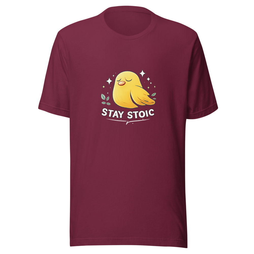 Stoic Bird T-Shirt: Stay Calm & Carry On - Image 6
