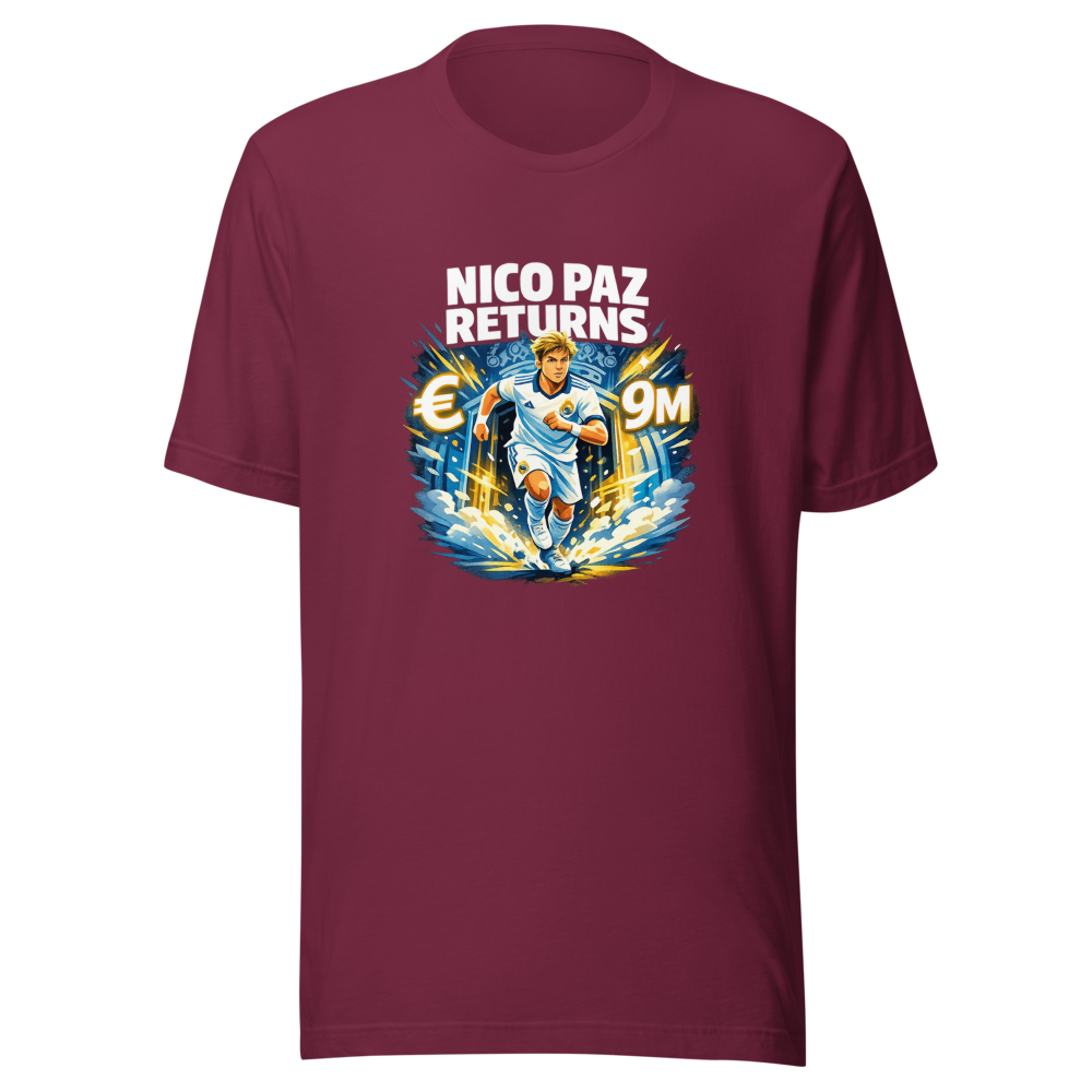 Nico Paz Returns: Real Madrid's Masterclass Tee - Image 6