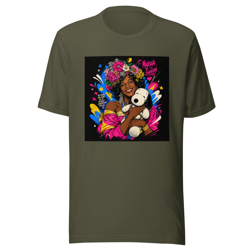 Marsha P. Johnson & Snoopy Pride Doll Tee - Image 10
