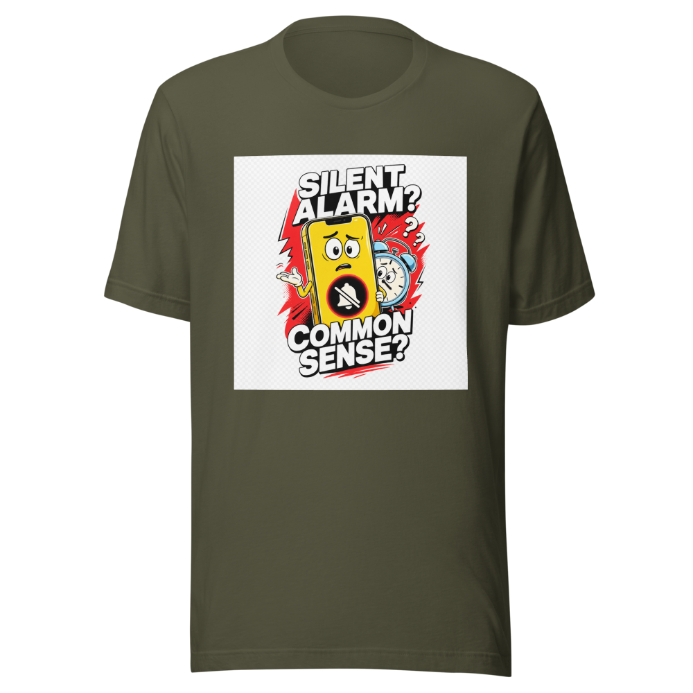 Silent Alarm? Apple's Common Sense Fail T-Shirt - Image 10