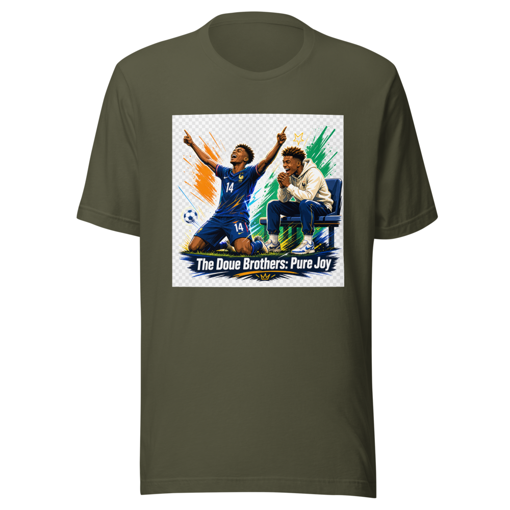 Doue Brothers Ivory Coast Goal Celebration T-Shirt - Image 10