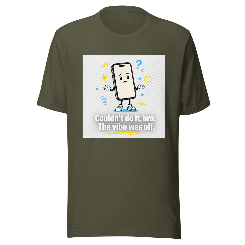 iPhone Software Update Vibe Off T-Shirt - Image 10
