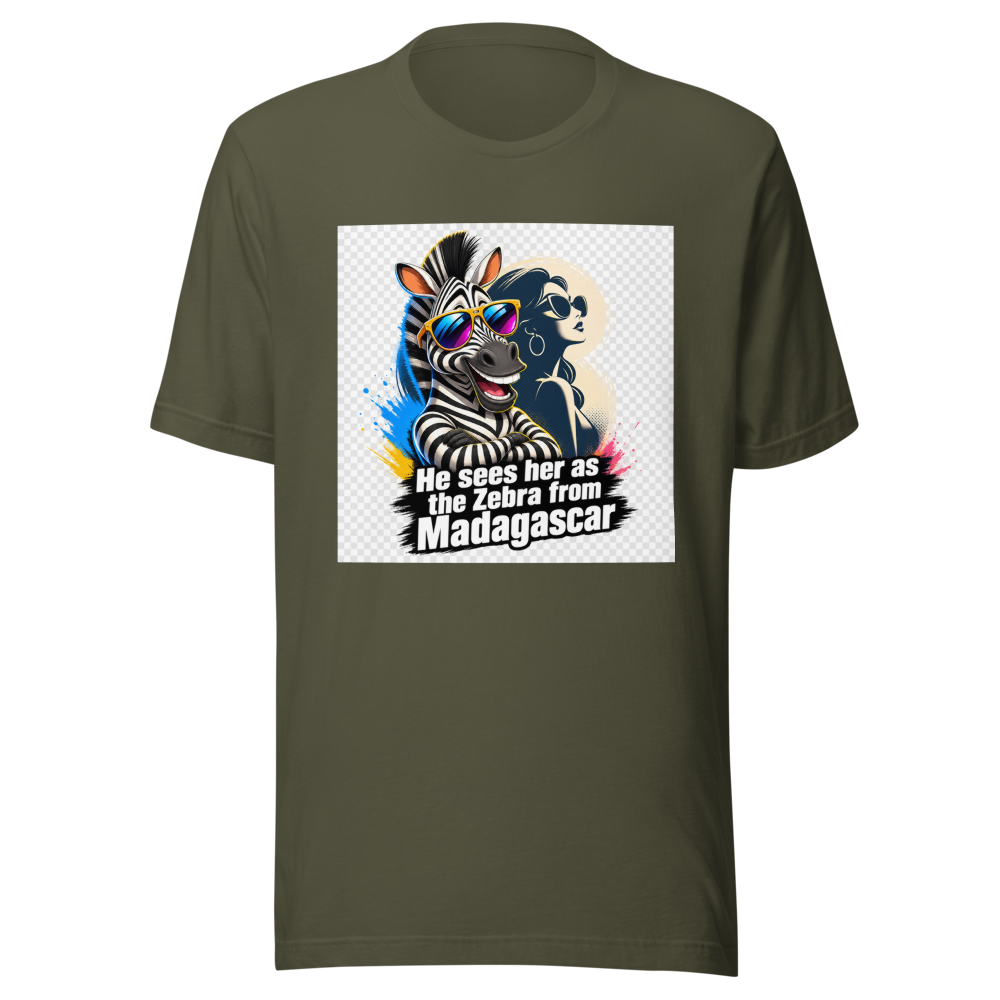 Rihanna Zebra Madagascar Meme T-Shirt - Image 10