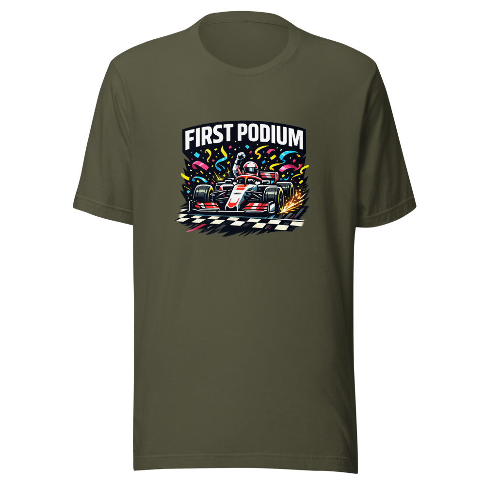 Isack Hadjar Podium Vibes F1 Fan T-Shirt - Image 10