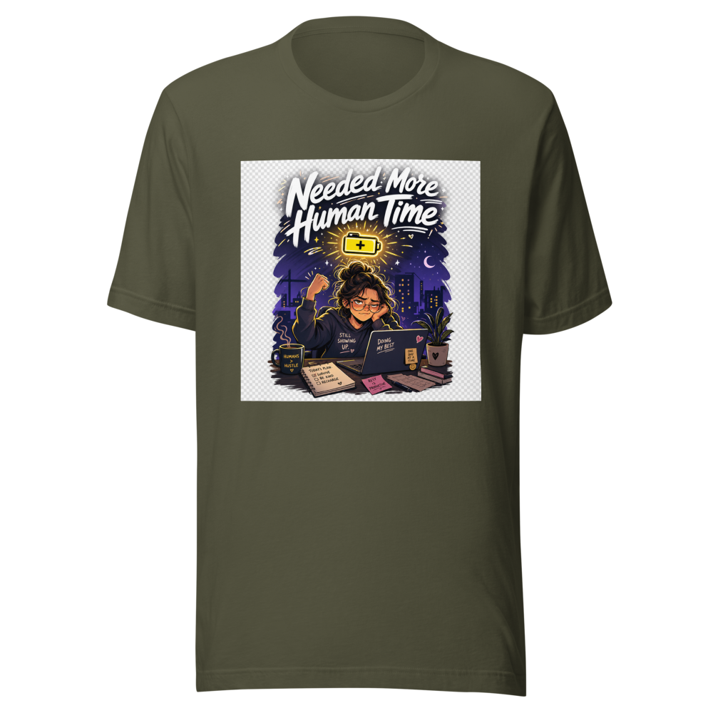 Human After Work Funny Quote T-Shirt - Image 10