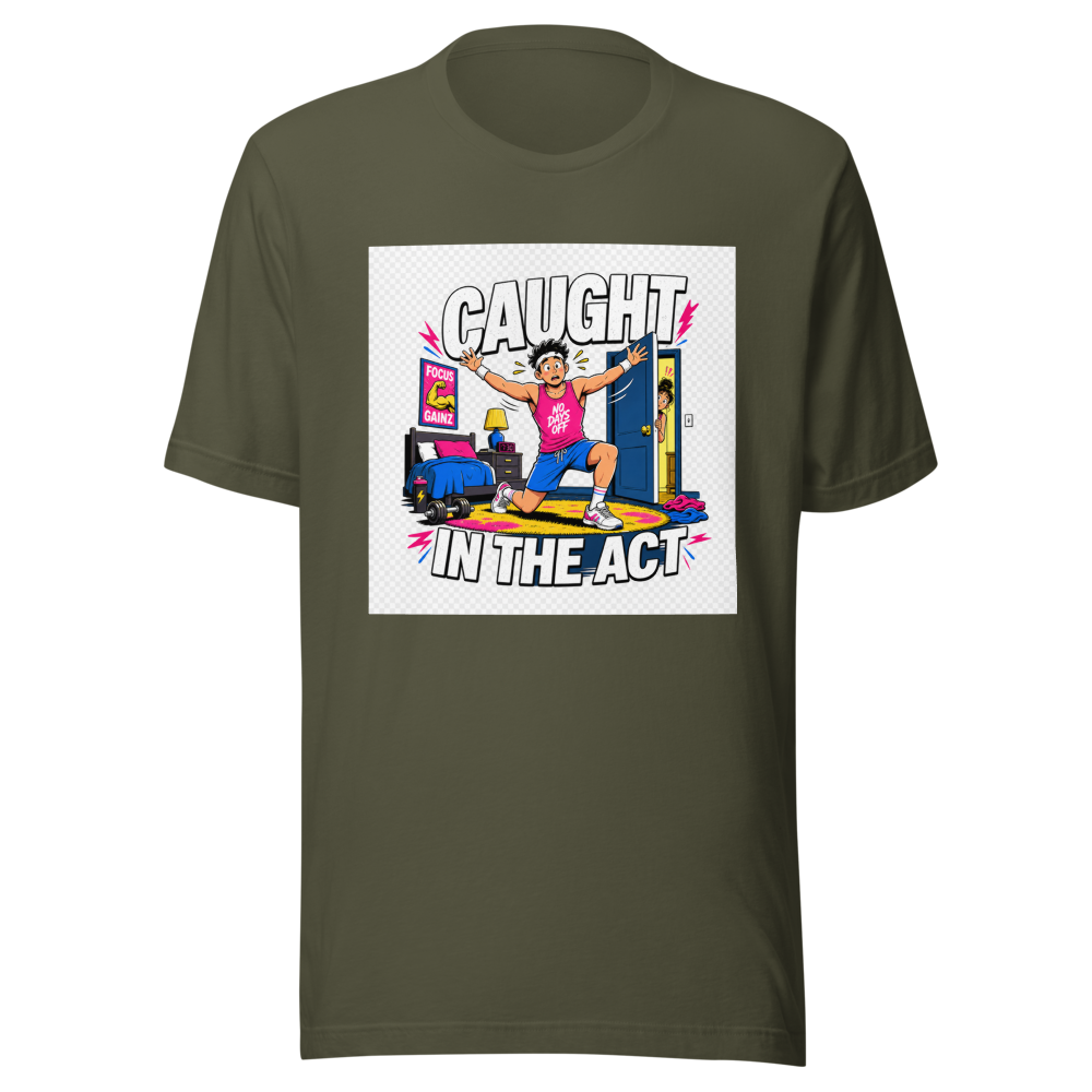 Caught In The Act Workout Room Tee - Image 10