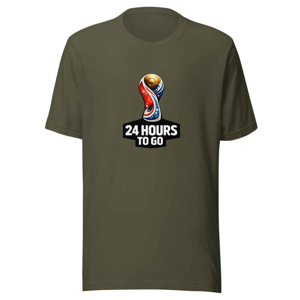 24 Hours To Go FIFA World Cup Countdown Tee - Image 10