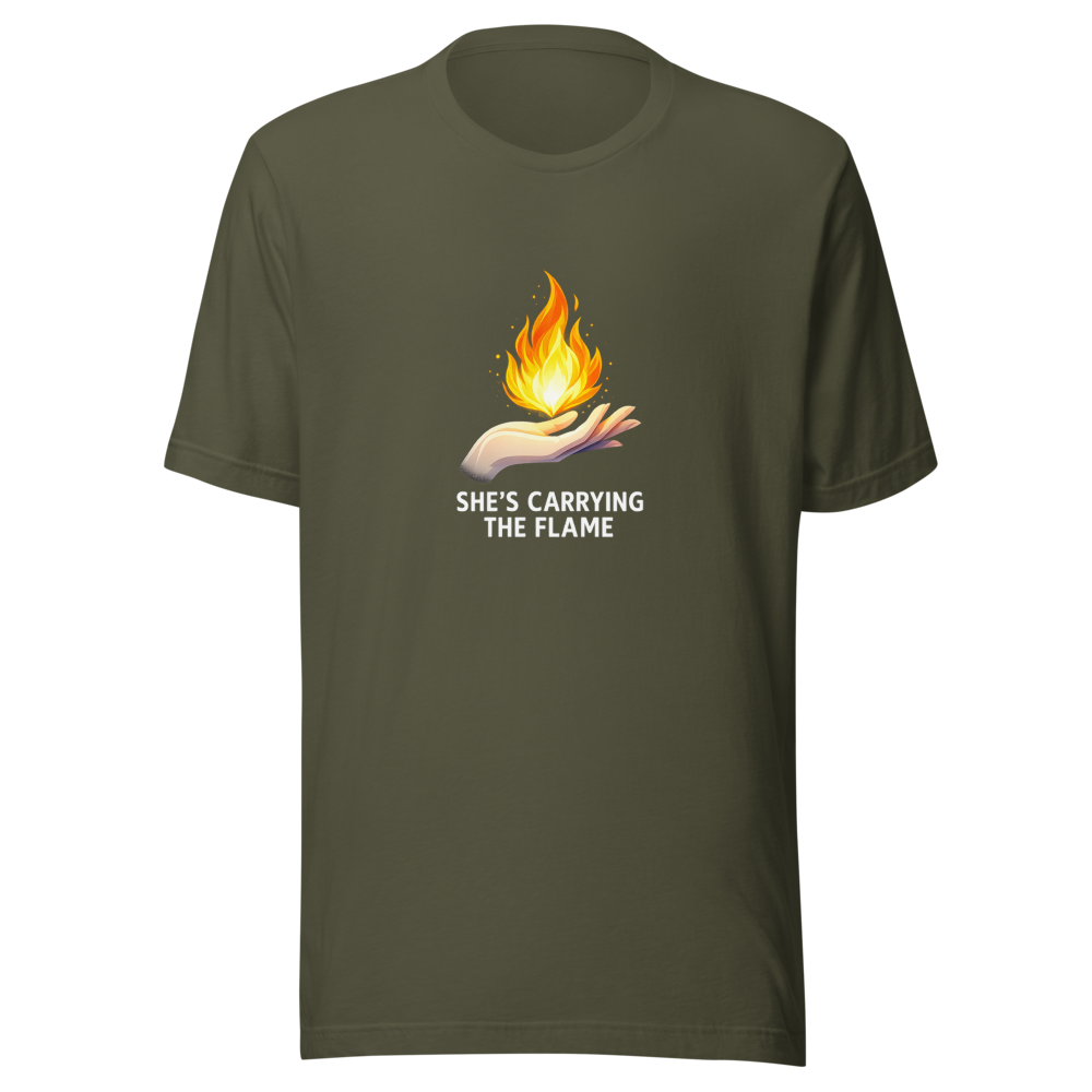 She's Carrying The Flame Tee - Image 10