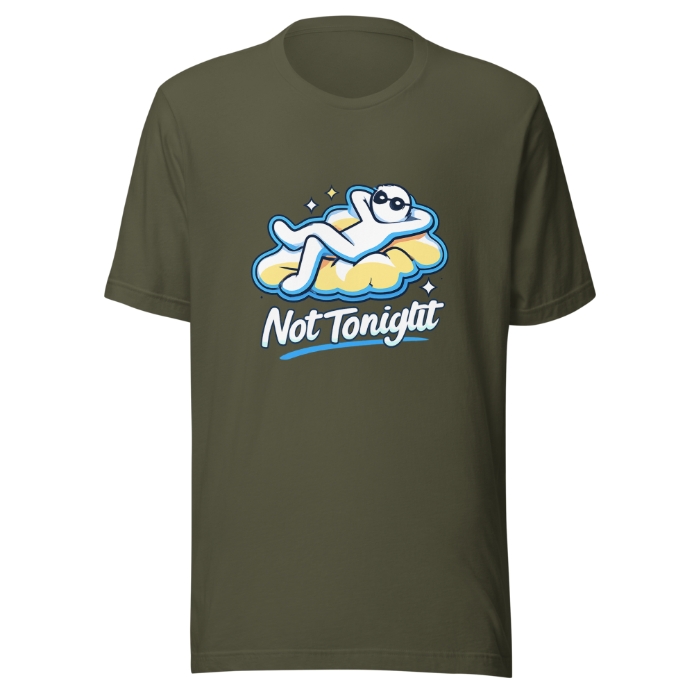 Not Tonight Funny Football Club Meme T-Shirt - Image 10