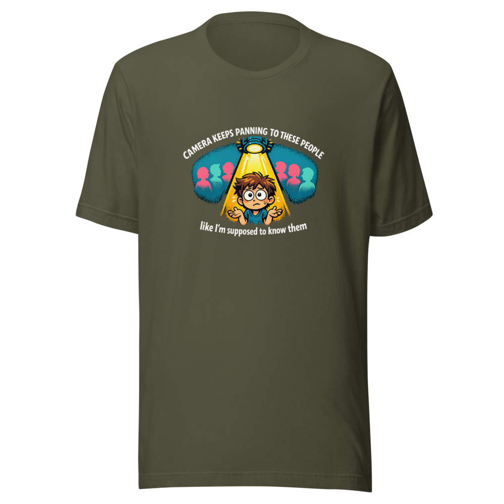 Camera Panning People Meme T-Shirt - Image 10