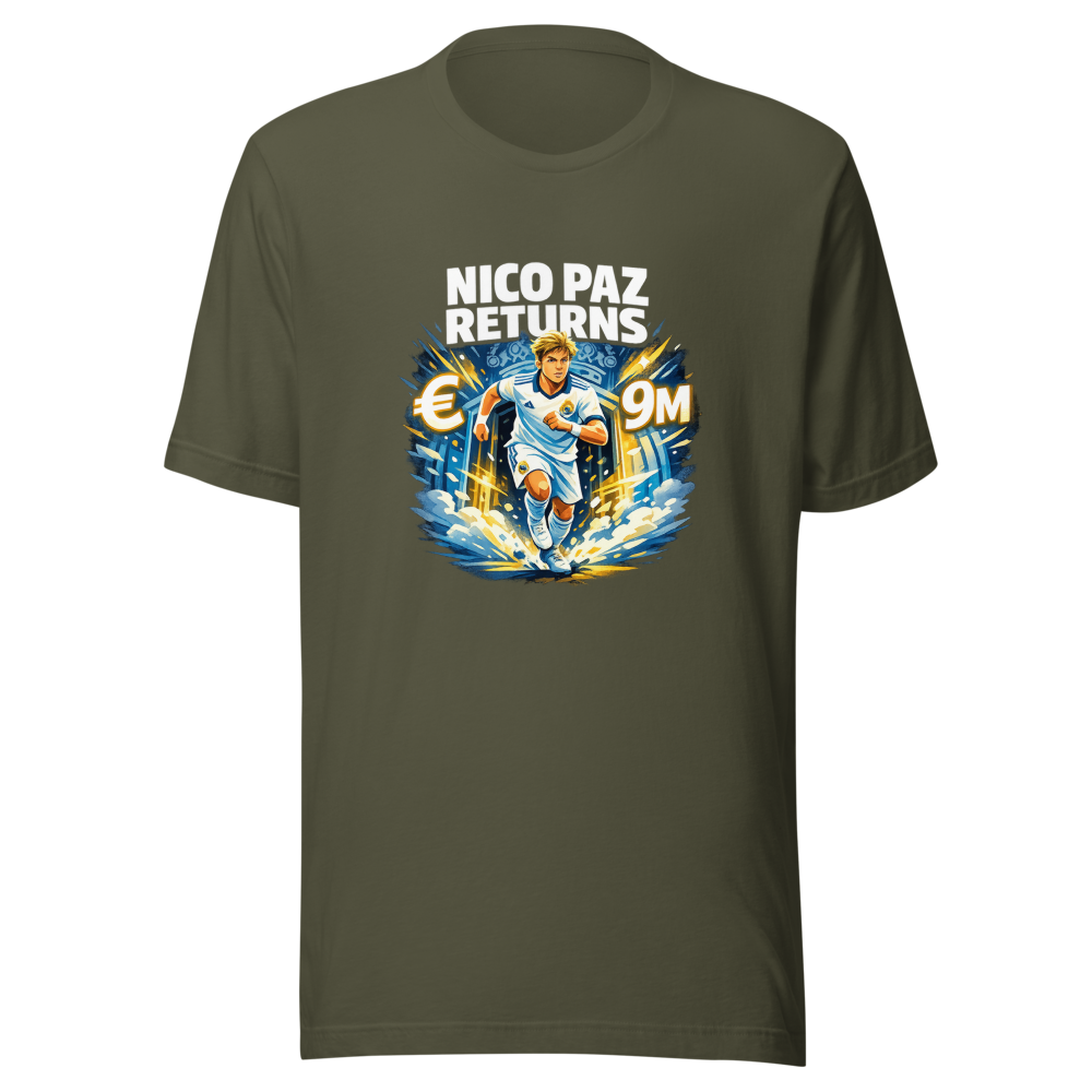 Nico Paz Returns: Real Madrid's Masterclass Tee - Image 10