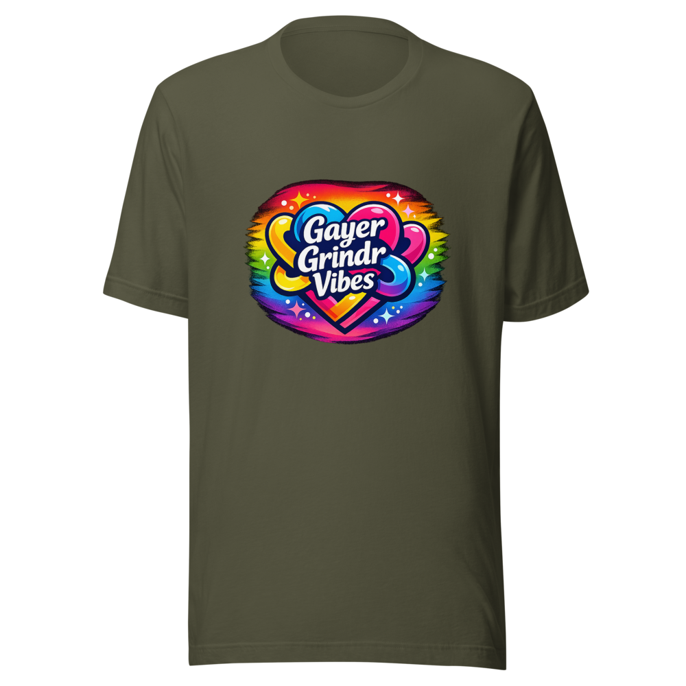 Gayer Grindr Vibes T-Shirt - Image 10
