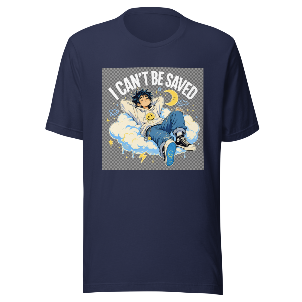 Can't Be Saved Unwashed Hair Vibe Tee - Image 4