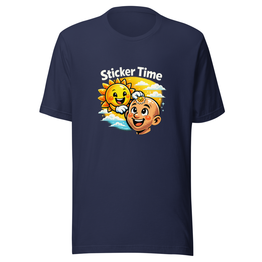 Bald Head Stickers - Funny Meme T-Shirt - Image 4