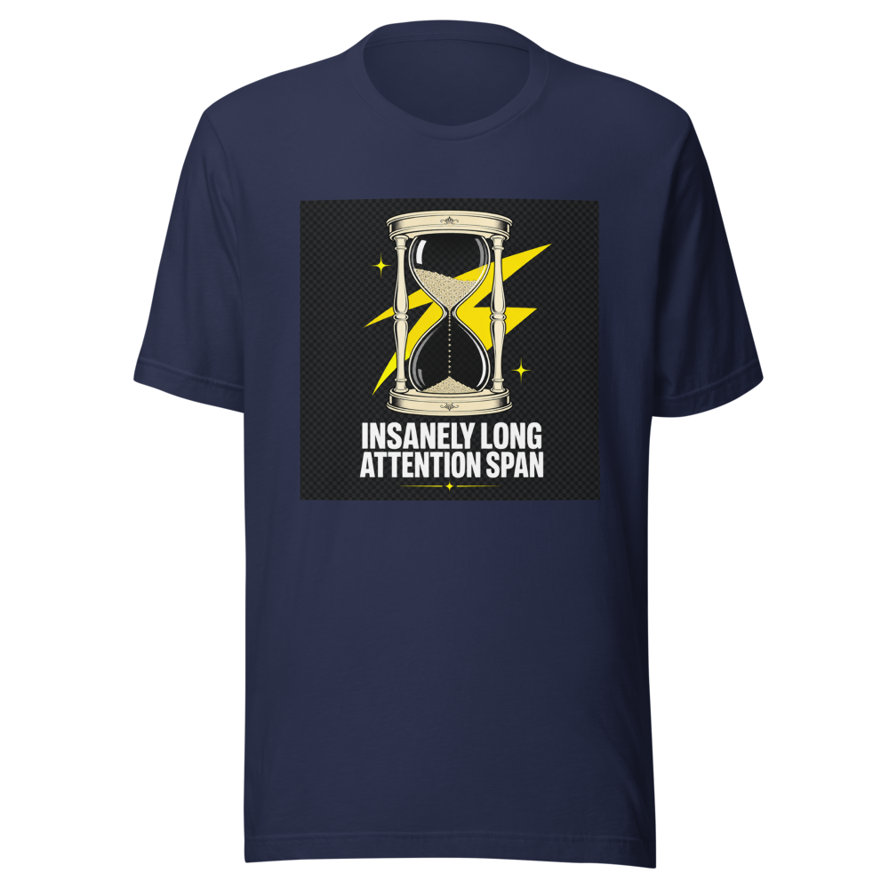 Long Attention Span TikTok Reels Meme Shirt - Image 4