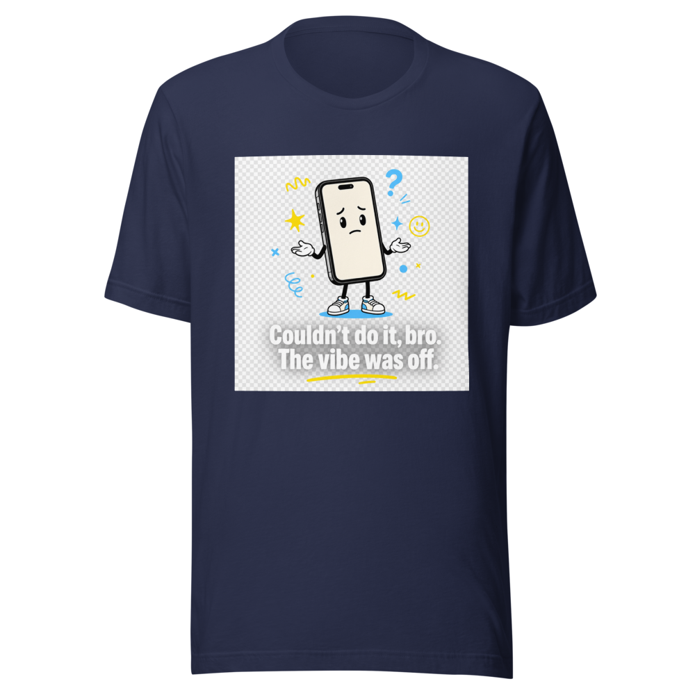iPhone Software Update Vibe Off T-Shirt - Image 4
