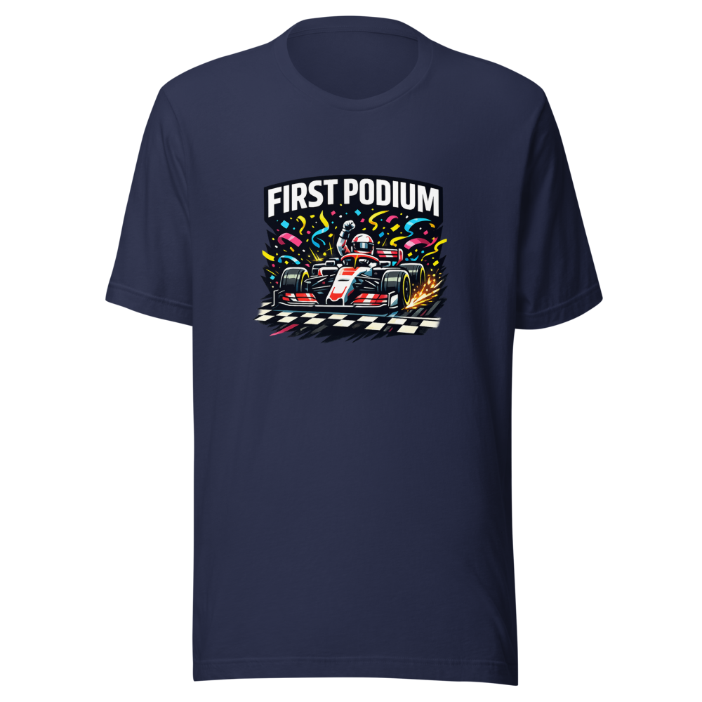 Isack Hadjar Podium Vibes F1 Fan T-Shirt - Image 4