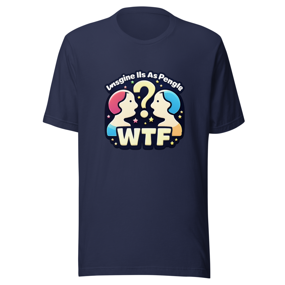 Imagine Us As People WTF Unisex T-Shirt - Image 4
