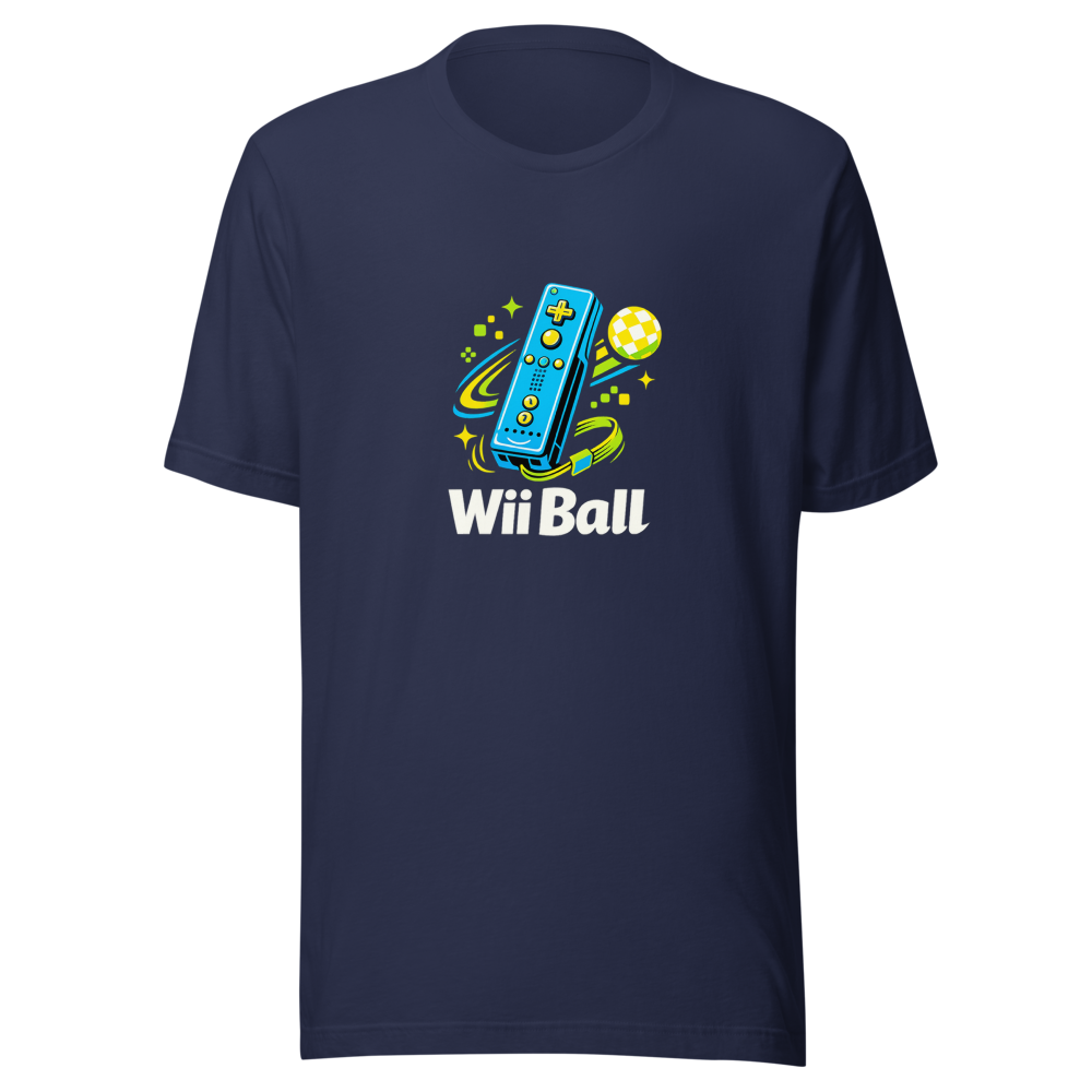 Wii Ball Vibes: The Ultimate Throwback Tee - Image 4