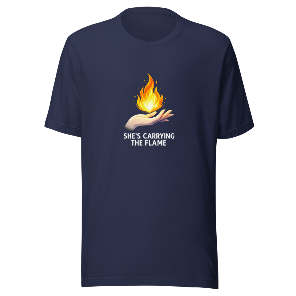 She's Carrying The Flame Tee - Image 4