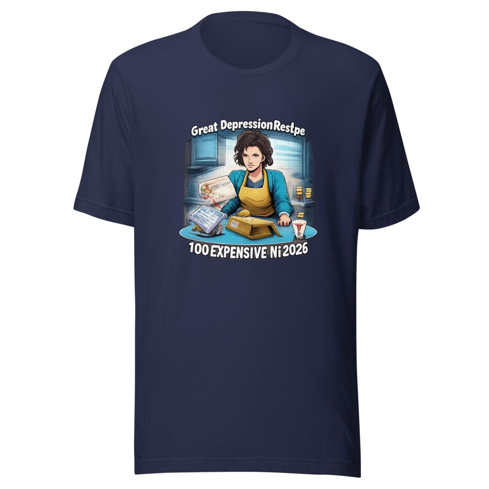 Great Depression Recipe Too Expensive T-Shirt - Image 4
