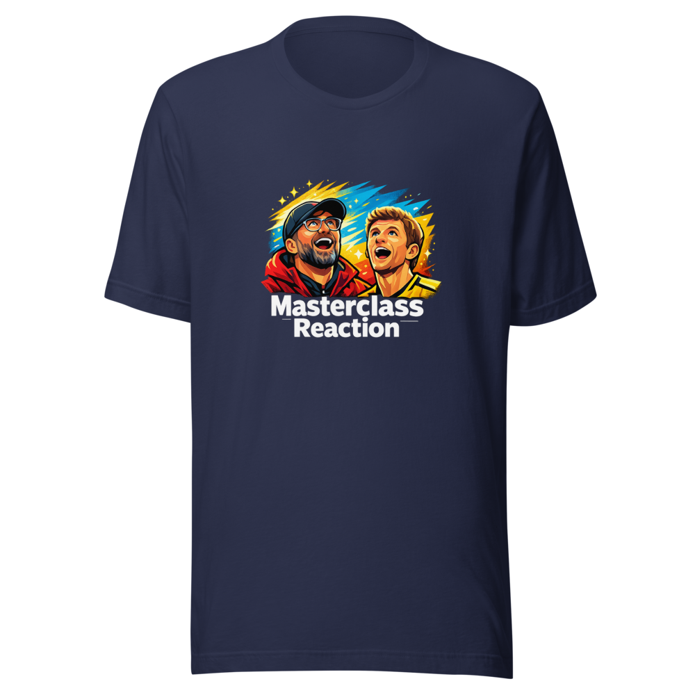 Klopp & Muller React to Messi Masterclass Tee - Image 4