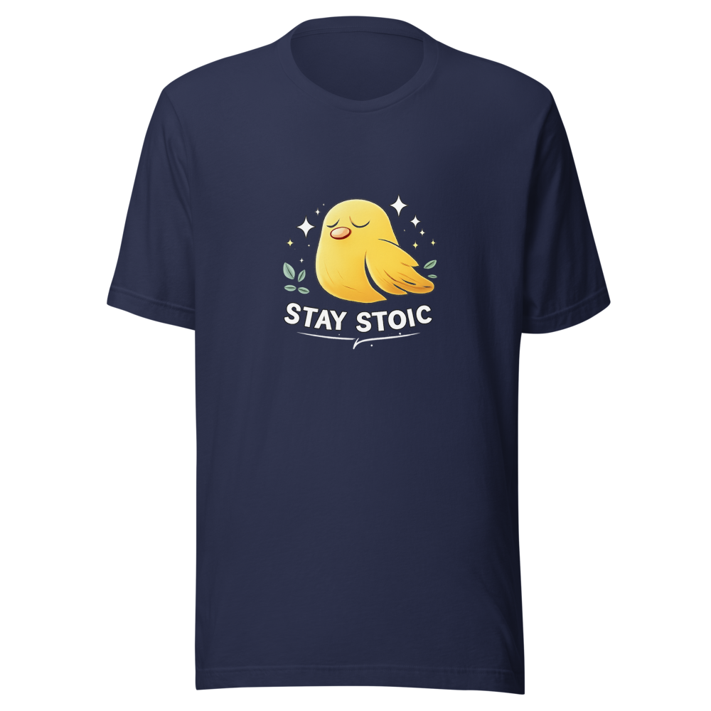 Stoic Bird T-Shirt: Stay Calm & Carry On - Image 4