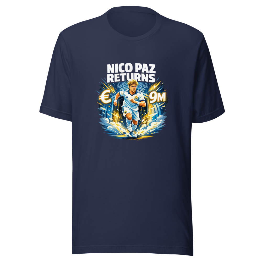 Nico Paz Returns: Real Madrid's Masterclass Tee - Image 4