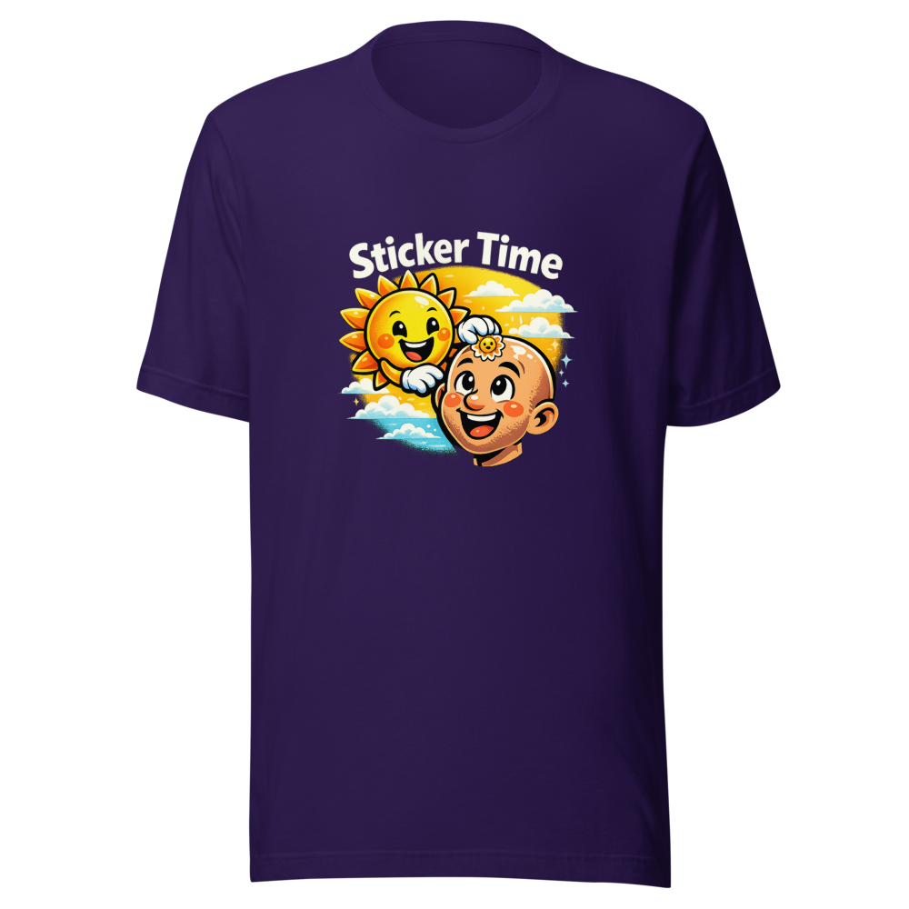 Bald Head Stickers - Funny Meme T-Shirt - Image 3