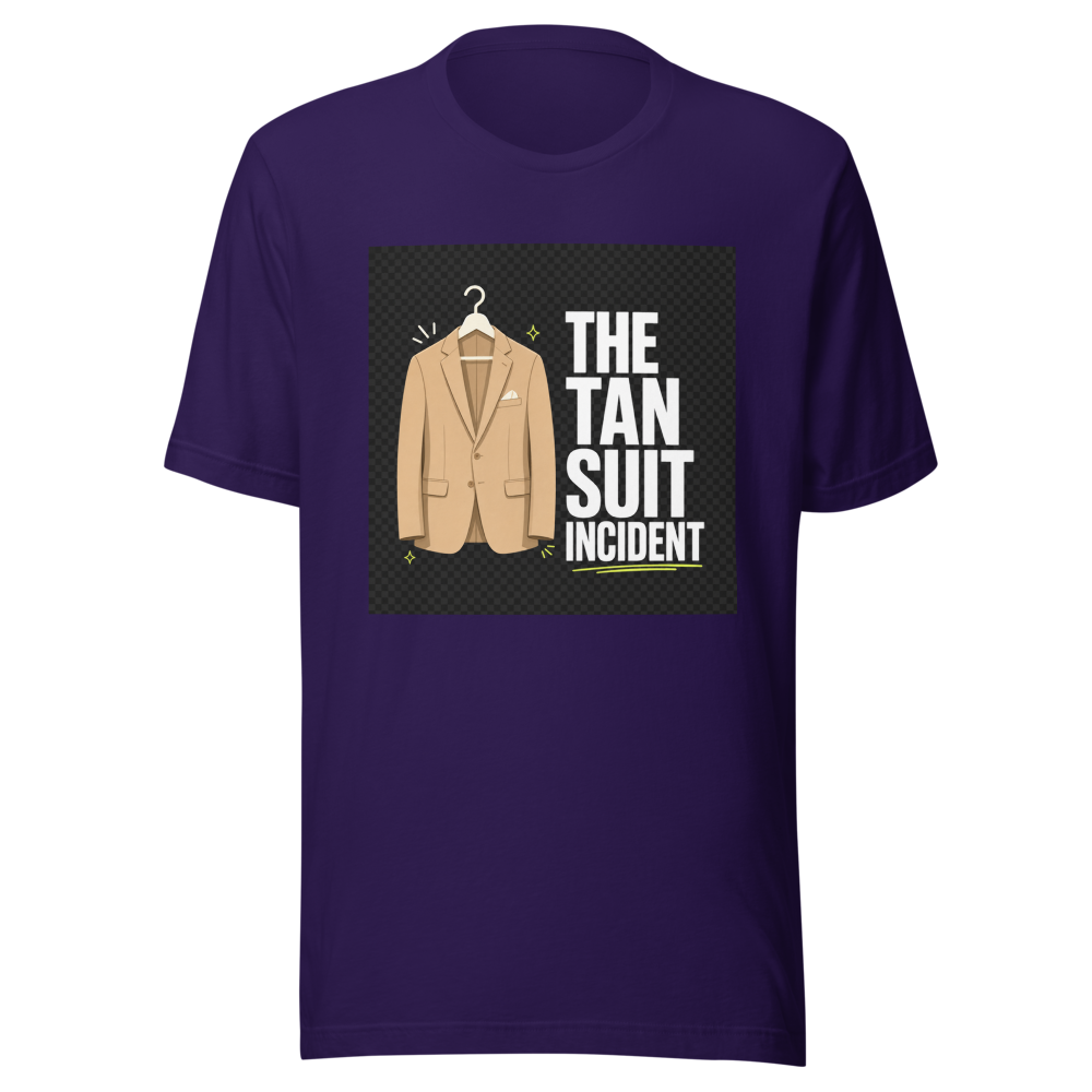 Obama Tan Suit Meme T-Shirt - Image 3