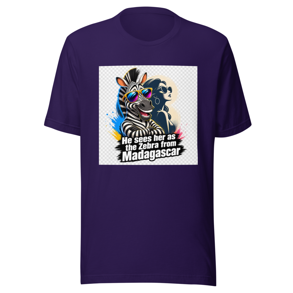 Rihanna Zebra Madagascar Meme T-Shirt - Image 3