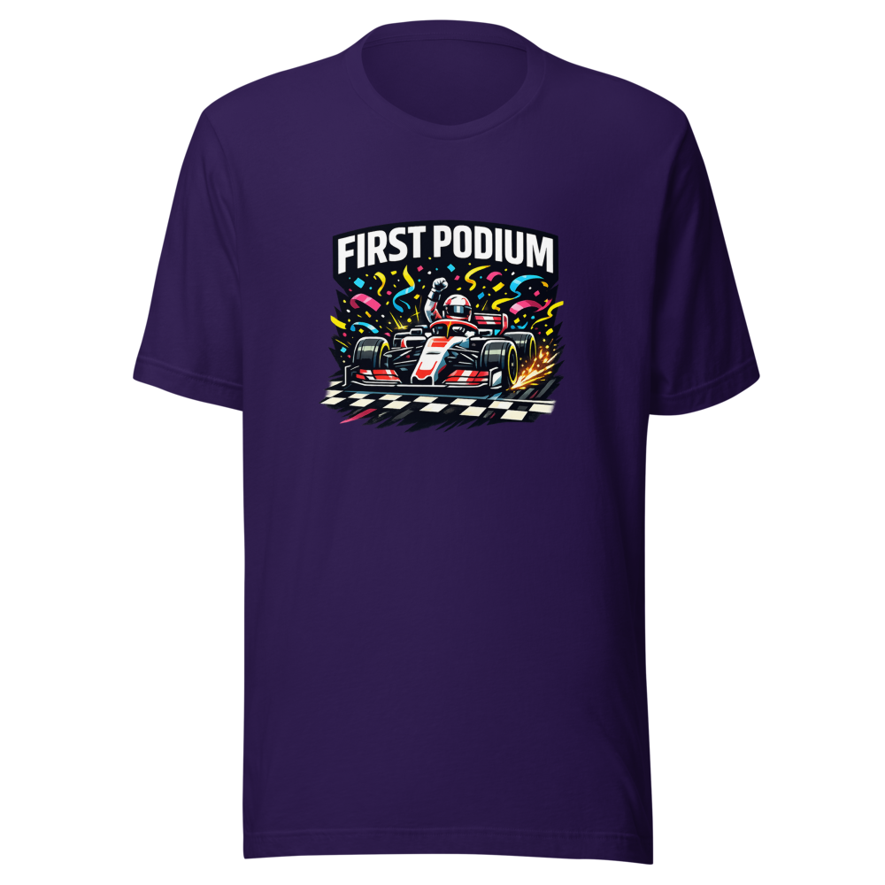 Isack Hadjar Podium Vibes F1 Fan T-Shirt - Image 3