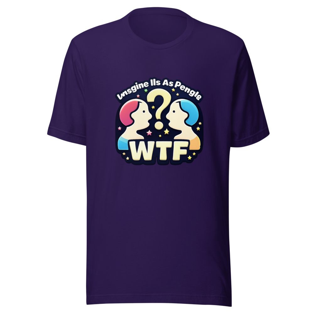 Imagine Us As People WTF Unisex T-Shirt - Image 3
