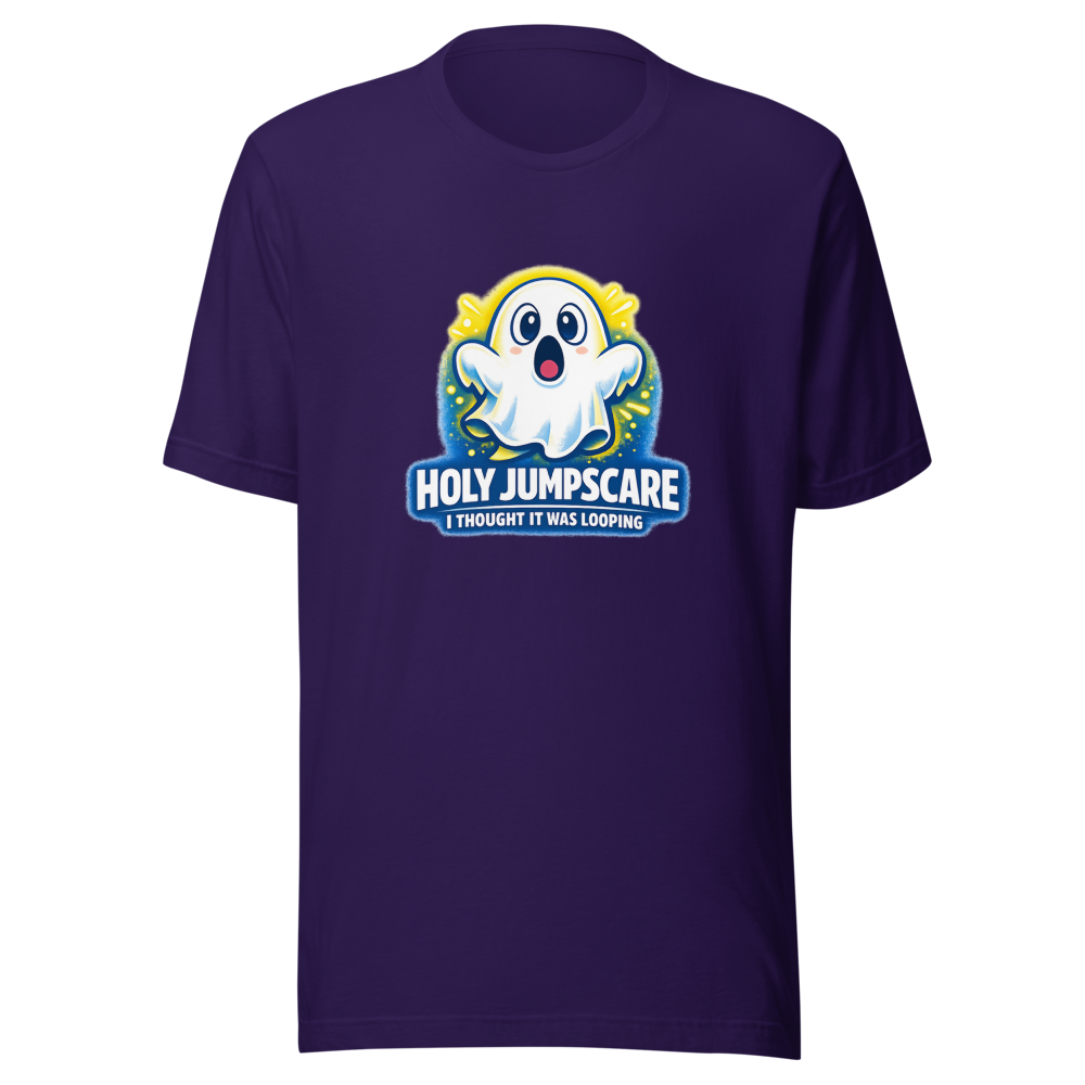 Holy Jumpscare Thought It Was Looping Tee - Image 3