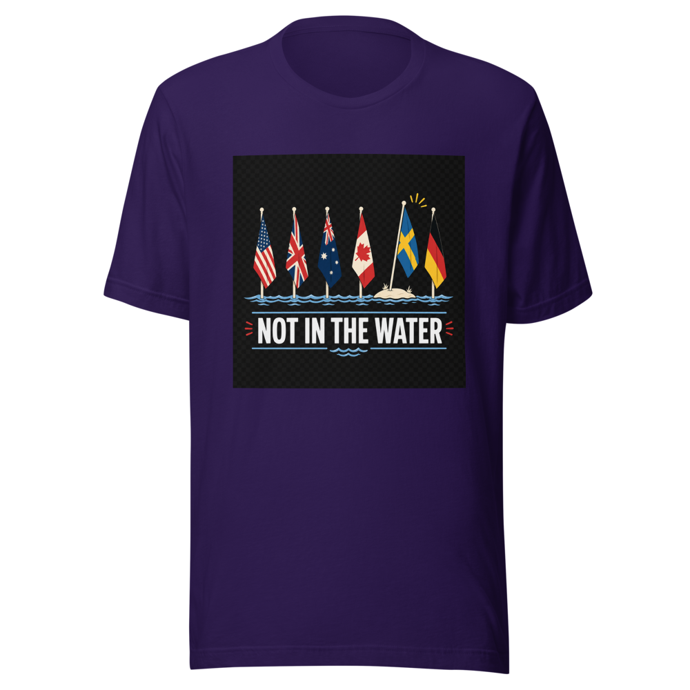 Not In The Water Flag T-Shirt - Image 3