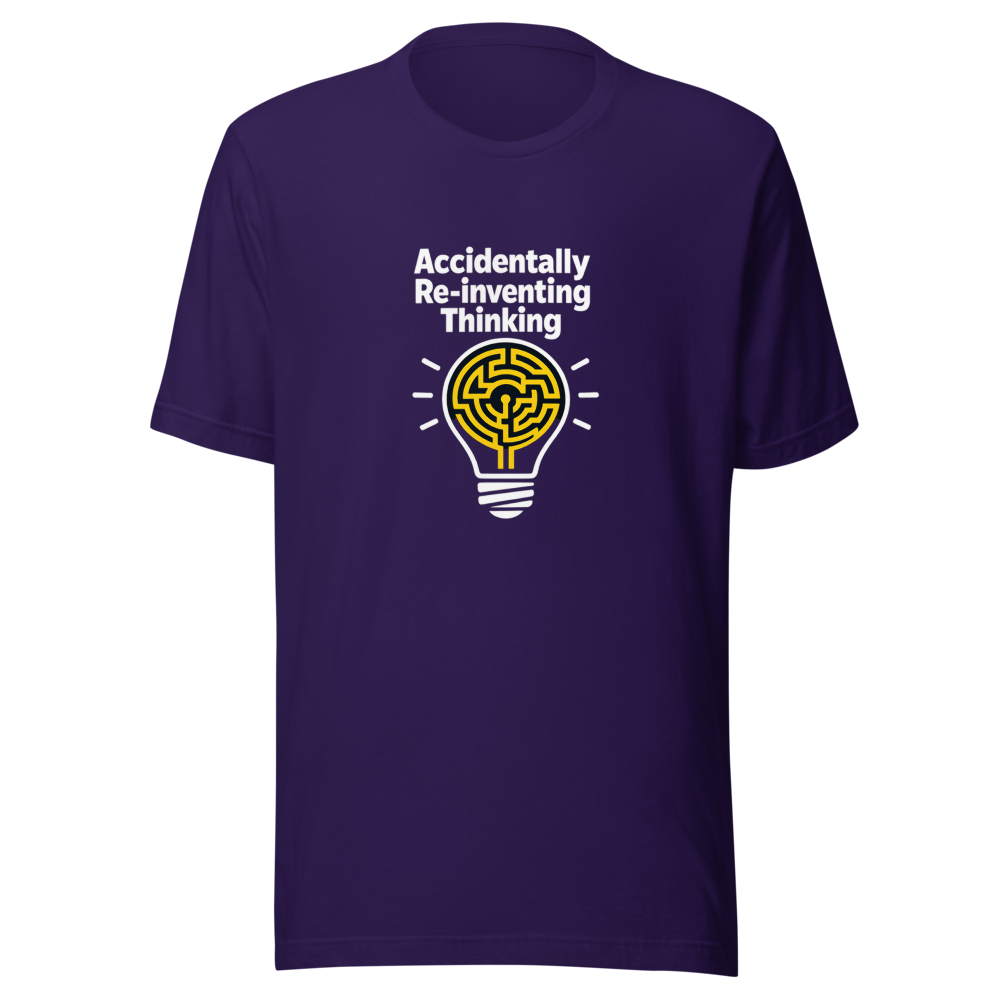 Accidental Genius: Re-Inventing Thinking T-Shirt - Image 3