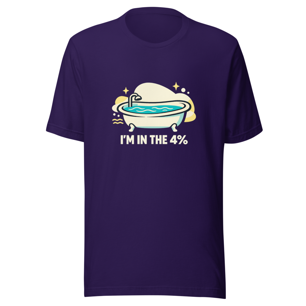 The 4% Bathtub Scene Club Tee - Image 3