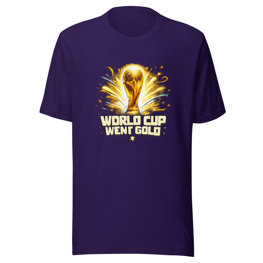 World Cup Went Gold Champion Tee - Image 3