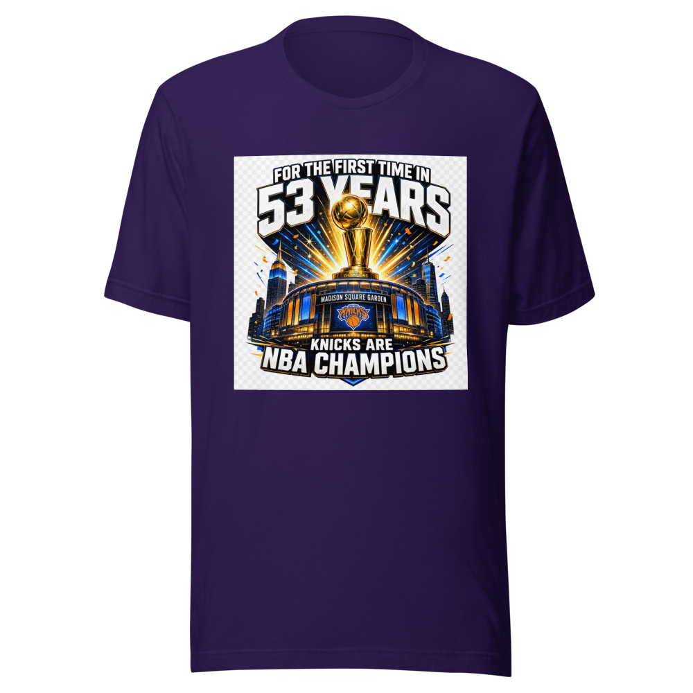 Knicks Finally Win NBA Championship Tee - Image 3