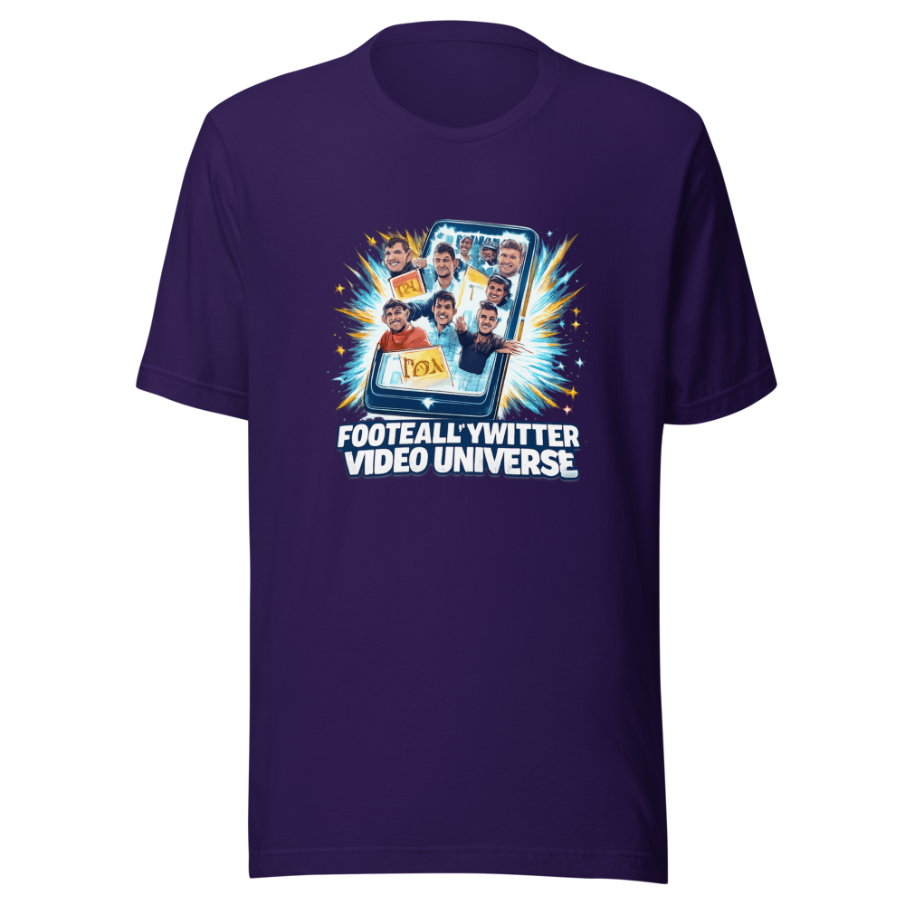 Football Twitter Video Universe Tee - Image 3