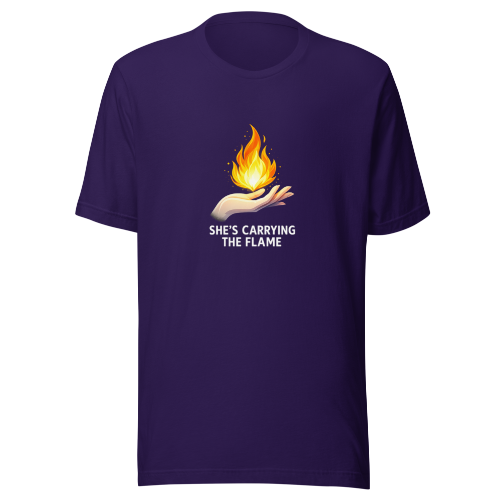 She's Carrying The Flame Tee - Image 3