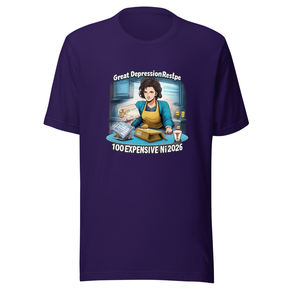 Great Depression Recipe Too Expensive T-Shirt - Image 3
