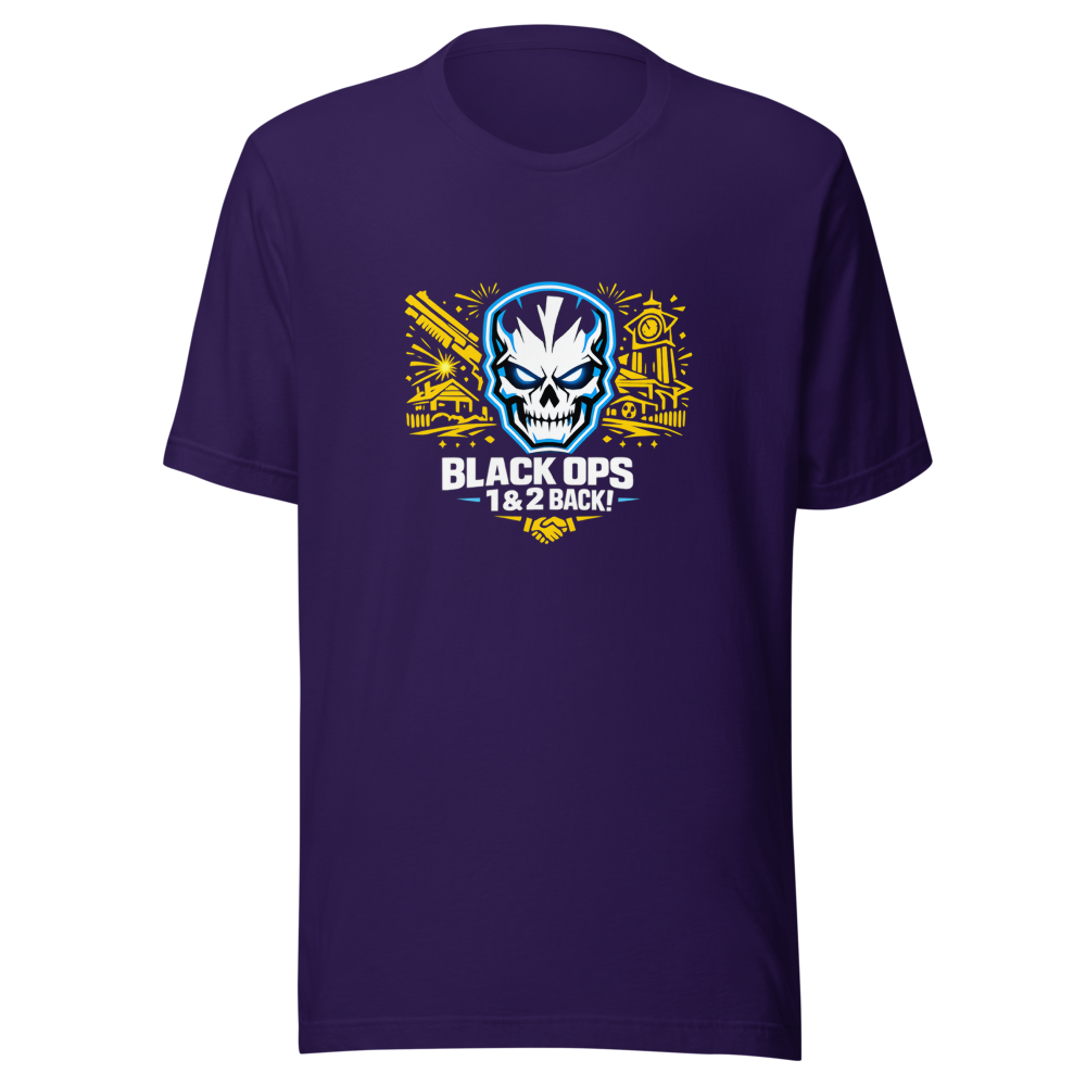 Black Ops 1 & 2 PlayStation Port Release Tee - Image 3