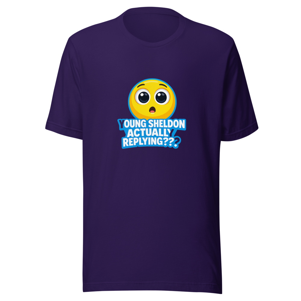 Young Sheldon Replies! Viral Tweet Tee - Image 3