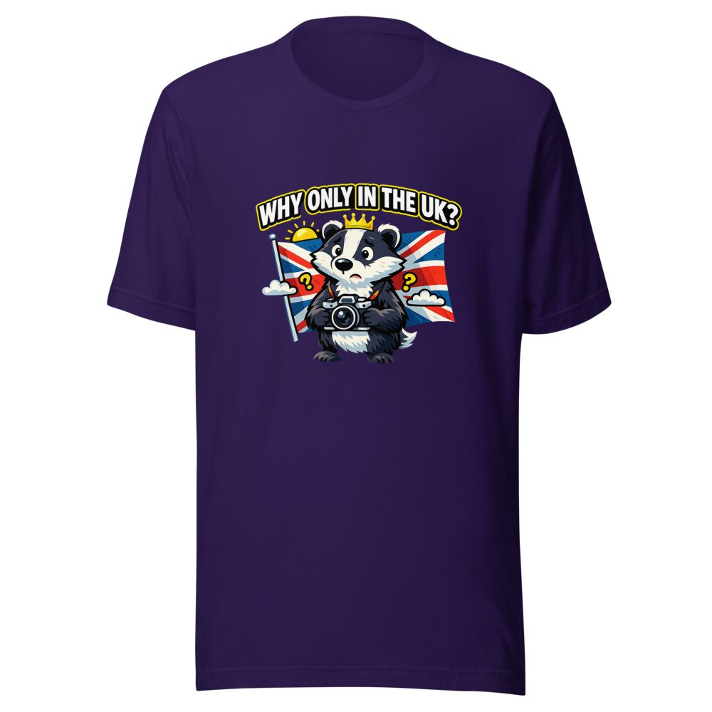 UK Photo Mystery Funny British Meme T-Shirt - Image 3