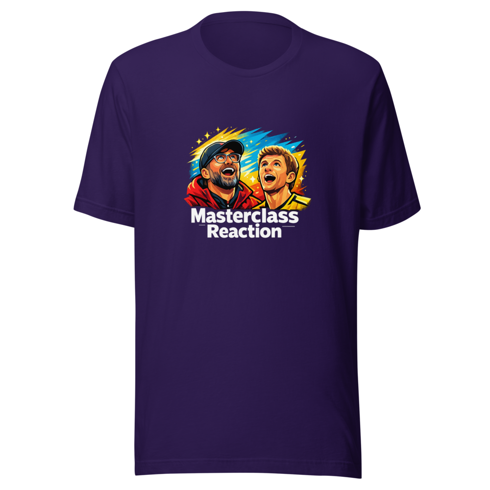 Klopp & Muller React to Messi Masterclass Tee - Image 3