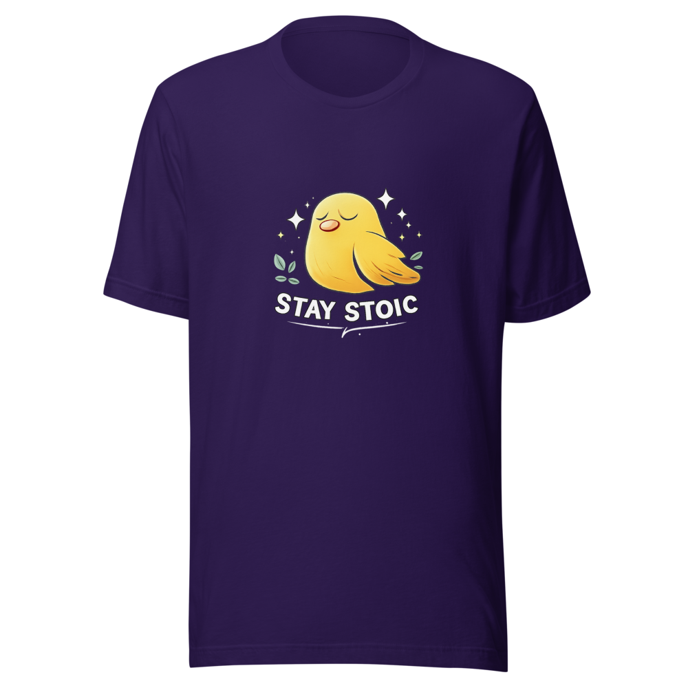 Stoic Bird T-Shirt: Stay Calm & Carry On - Image 3